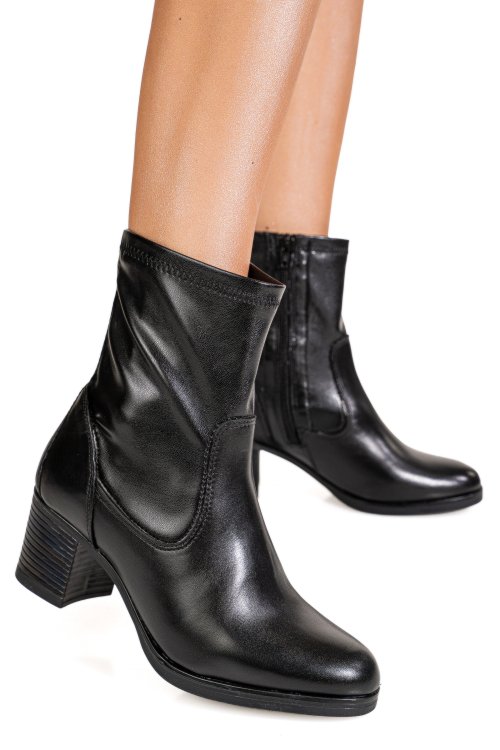 Ghete negre piele naturala wsph70h17