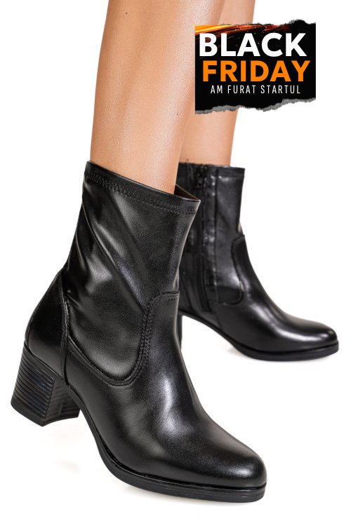 Ghete negre piele naturala wsph70h17
