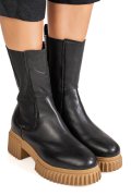 GHETE NEGRE PIELE NATURALA 1076029