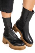 GHETE NEGRE PIELE NATURALA 1076029