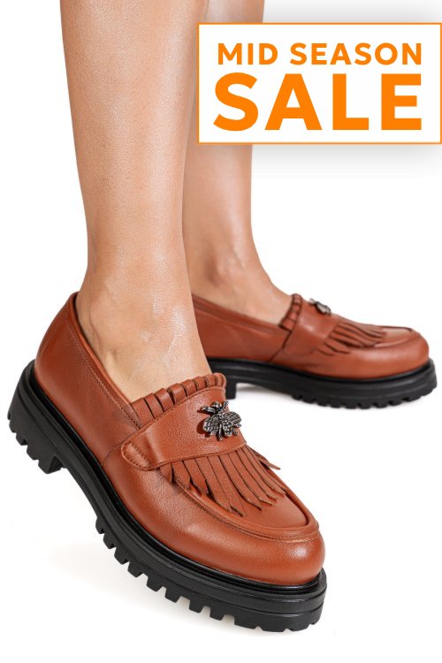 Mocasini maro piele naturala 1s77351