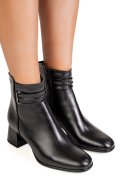 BOTINE NEGRE PIELE NATURALA 2S7784