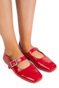 BALERINI ROSII PIELE NATURALA ES77M8966