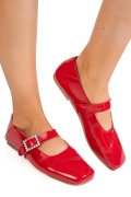 BALERINI ROSII PIELE NATURALA ES77M8966