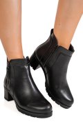 GHETE NEGRE PIELE NATURALA 1SP56