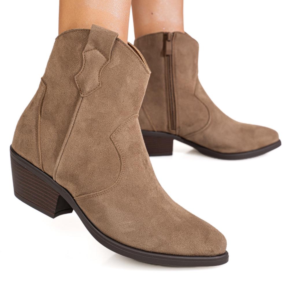 Botine dama cu toc mic
