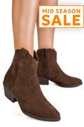 GHETE BROWN PIELE NATURALA JSPJ87P