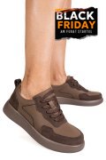 PANTOFI SPORT COFFE PIELE NATURALA TPC2651
