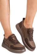 PANTOFI SPORT COFFE PIELE NATURALA TPC2651