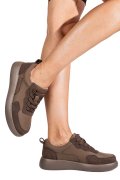 PANTOFI SPORT COFFE PIELE NATURALA TPC2651
