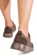 PANTOFI SPORT COFFE PIELE NATURALA TPC2651
