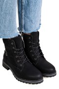 GHETE NEGRE PIELE NATURALA CS77A001