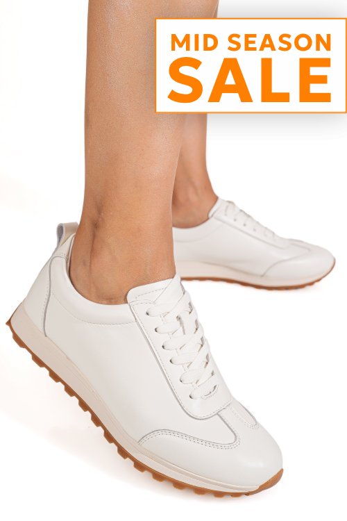 Pantofi sport bej piele naturala f002-642