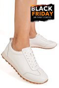 PANTOFI SPORT BEJ PIELE NATURALA F002-642