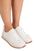 PANTOFI SPORT BEJ PIELE NATURALA F002-642