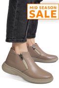 GHETE BEJ PIELE NATURALA 3PC119
