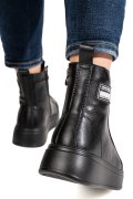 GHETE NEGRE PIELE NATURALA F001886