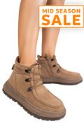 GHETE KHAKI PIELE NATURALA INTOARSA JS77Y7950