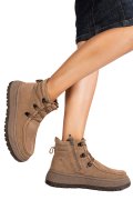 GHETE KHAKI PIELE NATURALA INTOARSA JS77Y7950