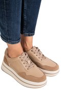 PANTOFI SPORT KHAKI PIELE NATURALA TPC2647