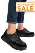 PANTOFI SPORT NEGRI PIELE NATURALA TPC2647