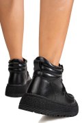GHETE NEGRE PIELE NATURALA JS77Y7950