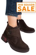 GHETE COFFEE PIELE NATURALA INTOARSA TS772693