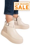 GHETE BEJ PIELE NATURALA TS777000