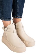 GHETE BEJ PIELE NATURALA TS777000