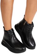 GHETE NEGRE PIELE NATURALA JS77Y8070
