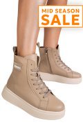 GHETE KHAKI PIELE NATURALA F001886