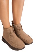 GHETE KHAKI PIELE NATURALA INTOARSA JS77Y8070