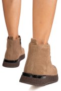 GHETE KHAKI PIELE NATURALA INTOARSA JS77Y8070