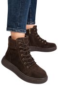 GHETE COFFEE PIELE NATURALA INTOARSA F002-659