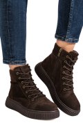 GHETE COFFEE PIELE NATURALA INTOARSA F002-659