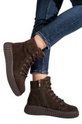 GHETE COFFEE PIELE NATURALA INTOARSA F002-659