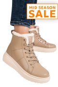 GHETE KHAKI PIELE NATURALA F002409
