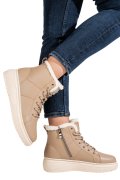 GHETE KHAKI PIELE NATURALA F002409