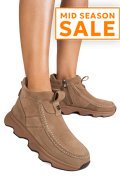 GHETE KHAKI PIELE NATURALA INTOARSA JS77Y7911