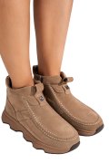 GHETE KHAKI PIELE NATURALA INTOARSA JS77Y7911