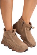 GHETE KHAKI PIELE NATURALA INTOARSA JS77Y7911