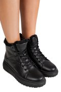 GHETE NEGRE PIELE NATURALA F002409