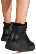 GHETE NEGRE PIELE NATURALA F002409
