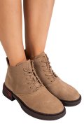 GHETE KHAKI PIELE NATURALA INTOARSA JS77Y7982