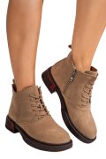 GHETE KHAKI PIELE NATURALA INTOARSA JS77Y7982