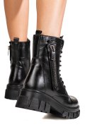 GHETE NEGRE PIELE NATURALA 9S7769