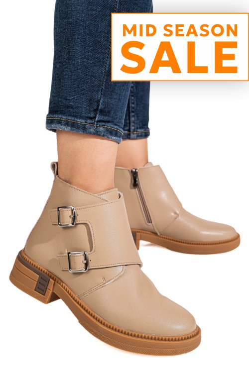 Ghete khaki piele naturala ts772630
