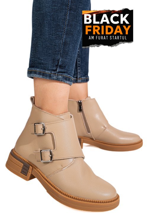 Ghete khaki piele naturala ts772630