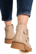 GHETE KHAKI PIELE NATURALA TS772630