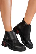 GHETE NEGRE PIELE NATURALA TS772693